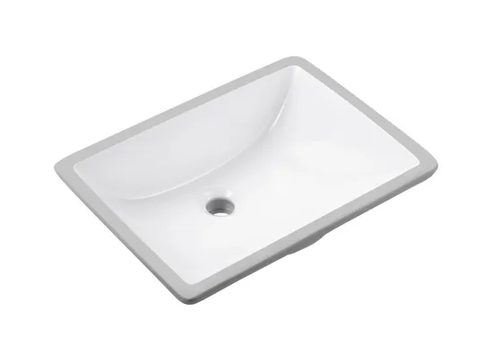 White Ceramic Under Counter Sink with European American Design 