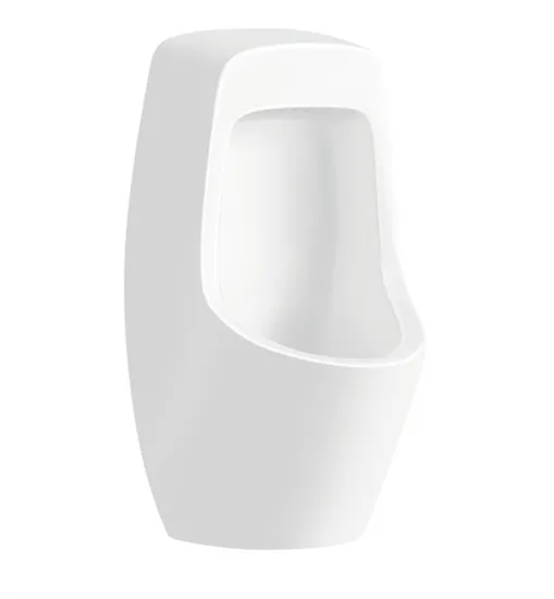 Chaozhou Manufacturer Floor Standing Urinal with Concealed Senor Flusher White Bathroom Urinal 