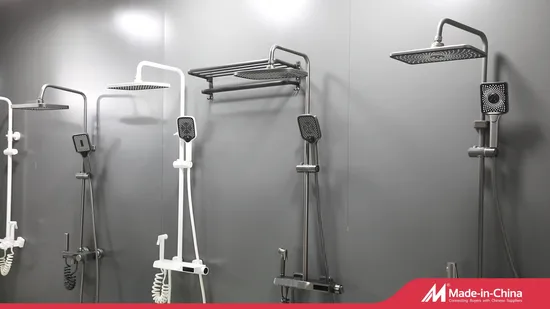 Shower System Black Shower Set Wall Mounted 8
