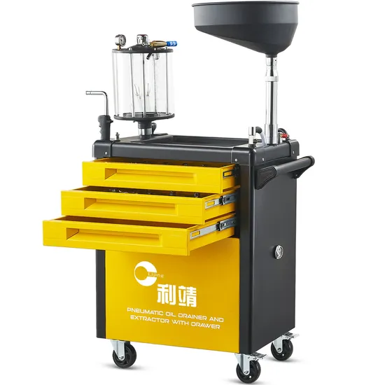Mechanic Tools Oil Drainer Mobile Multifunction Oil Station with 61PC Tool Set 