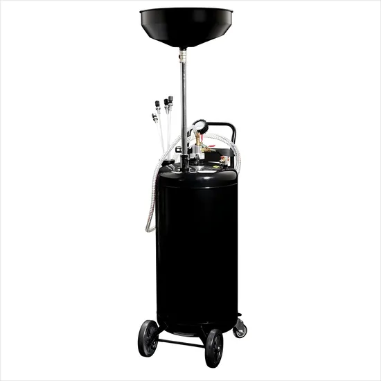 Garage 90L/24 Gallon Pneumatic Oil Drainer Oil Extractor Oil Drain Tank Pan 