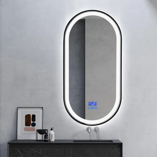 OEM Infinity LED Mirror Defogger Mirror Swtich Mirror Bathroom Mirror Furniture Oval LED Mirror Framed Mirror for Smart Home 