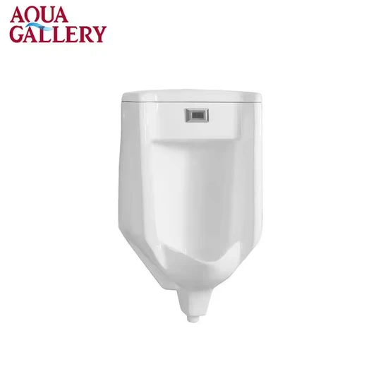 Public Men Wc Wall Hung White Color Ceramic Sense Urinal 