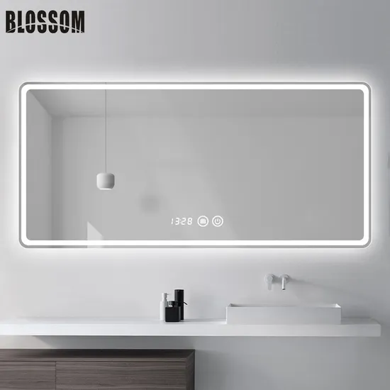 Smart Glass Vanity Furniture LED Bathroom Wall Mirror with Lights 
