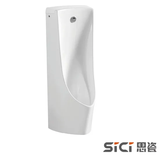 Bathroom Ceramic Urinal Man Use Wall Hung Urinal with Sensor 